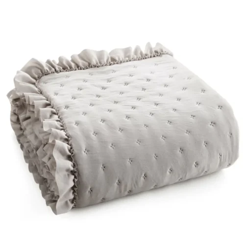 810px_NOL-02d Gewatteerde Sprei met Ruches - Bruin