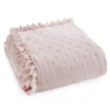 Gewatteerde Sprei met Ruches - Roze