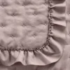 Gewatteerde Sprei met Ruches - Roze