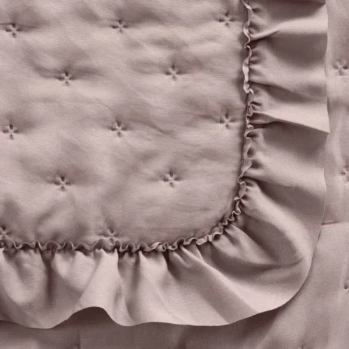 810px_NOL-06c Gewatteerde Sprei met Ruches - Roze