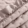 Gewatteerde Sprei met Ruches - Roze