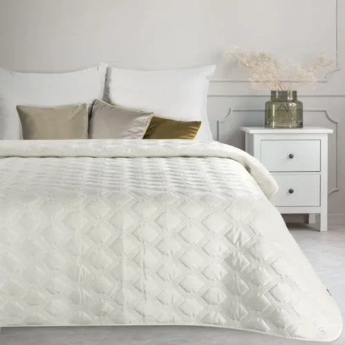 810px_NOM-02 Luxe Velvet Sprei Honingraat - Crème