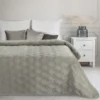 Luxe Velvet Sprei Honingraat - Grijs