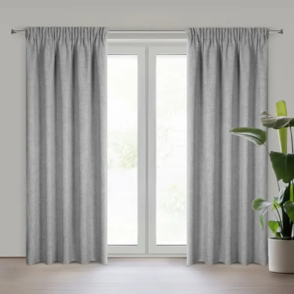 810px_ZBB-03 Linnenlook Plooigordijn Gemêleerd - Grijs