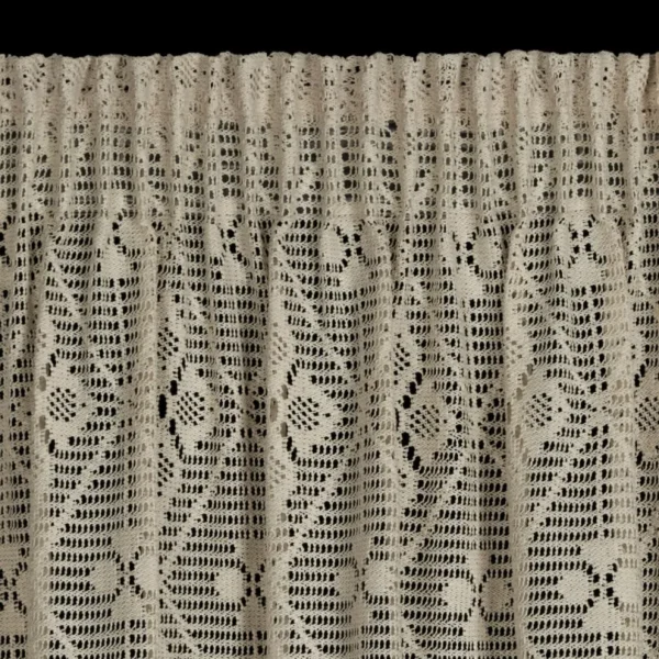 Kanten Vitrage Gordijn - Beige
