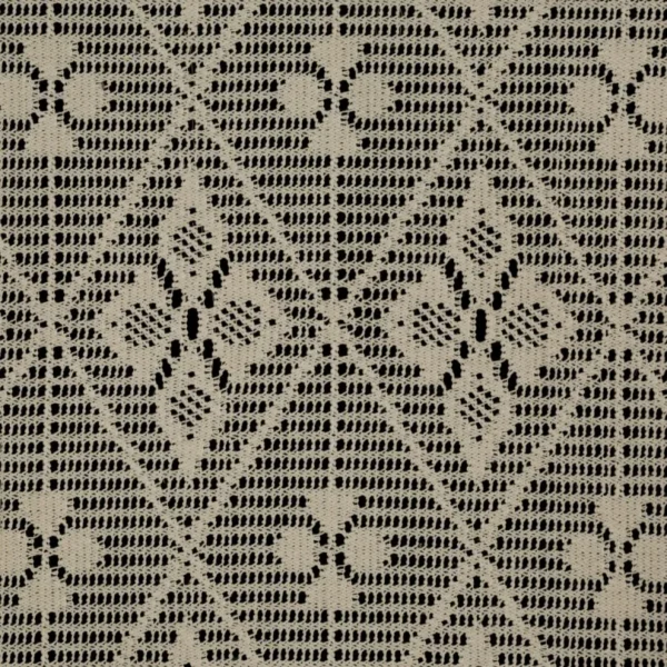 Kanten Vitrage Gordijn - Beige