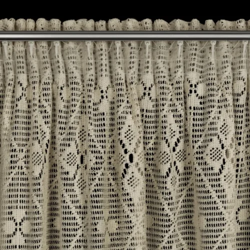810px_ZBD-02g Kanten Vitrage Gordijn - Beige