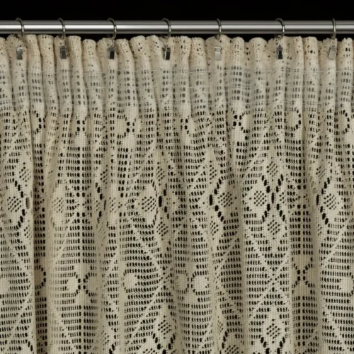 810px_ZBD-02h Kanten Vitrage Gordijn - Beige