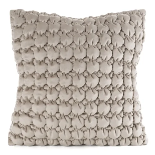 810px_JA166-01 Velvet Bubbly Kussensloop - Beige