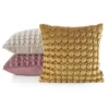 Velvet Bubbly Kussensloop - Mosterd