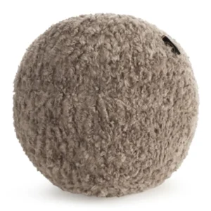 Bouclé Sierkussen Rond - Beige