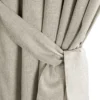 Waterdicht Buitengordijn Linnenlook - Beige (260cm hoog)