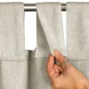 Waterdicht Buitengordijn Linnenlook - Beige (260cm hoog)