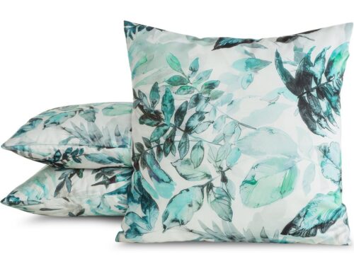 J01Q-02a Waterdichte Kussenhoes - Tropical Blue