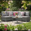Waterdichte Tuinkussenhoes - Roze & Paarse Bloemen