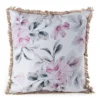 Waterdichte Tuinkussenhoes met Franjes - Wit & Roze