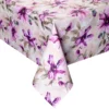 Waterdicht Tafelkleed - Beige met Roze Bloemen (140x220)