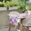 Waterdichte Tafelloper - Roze en Paarse bloemen