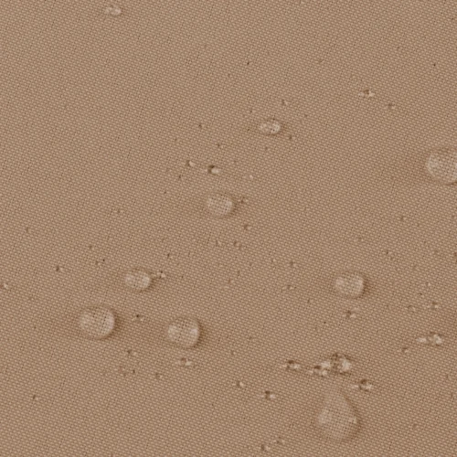 ZMO-07a Waterdicht Tuingordijn met Lussen β Beige (190cm hoog)
