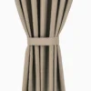 Waterdicht Buitengordijn met Ringen - Taupe (200cm hoog)