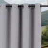 Waterdicht Buitengordijn met Ringen - Grijs (200cm hoog)