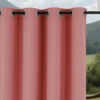 Waterdicht Buitengordijn met Ringen - Koraal (200cm hoog)