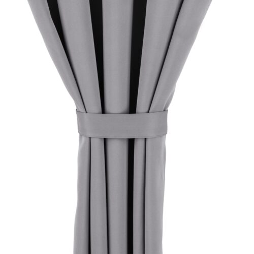 ZMOD-04c Waterdicht Tuingordijn met Tunnel - Lichtgrijs (200cm hoog)