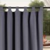 Waterdicht Tuingordijn met Lussen – Grijs (200cm hoog)