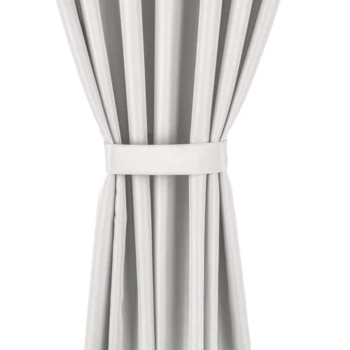 ZMOK-01a Waterdicht Tuingordijn met Afneembare Lussen - Off-white (190cm hoog)