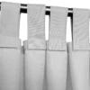 Waterdicht Tuingordijn met Afneembare Lussen - Off-white (190cm hoog)