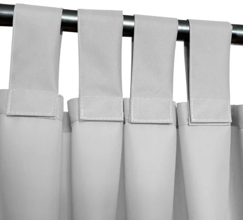 ZMOK-01f Waterdicht Tuingordijn met Afneembare Lussen - Off-white (190cm hoog)