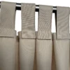 Waterdicht Tuingordijn met Afneembare Lussen - Beige (190cm hoog)