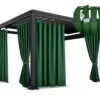 Waterdicht Tuingordijn met Afneembare Lussen - Groen (190cm hoog)