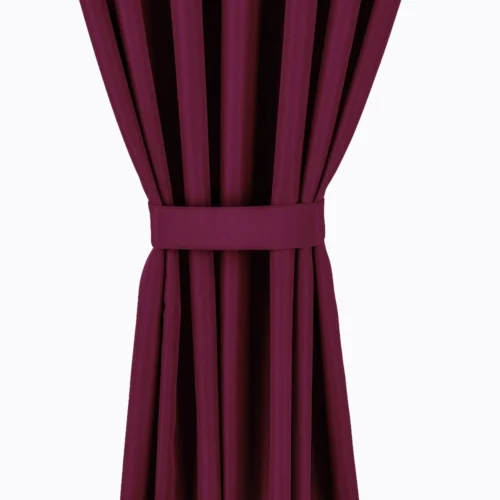 ZMOK-12a Waterdicht Tuingordijn met Afneembare Lussen - Bordeaux (190cm hoog)
