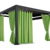 Waterdicht Tuingordijn met Lussen – Groen (190cm hoog)