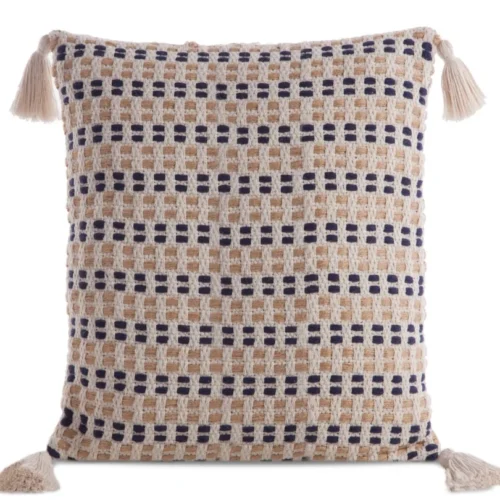 Boho kussensloop gehaakt met franjes JJQ-02