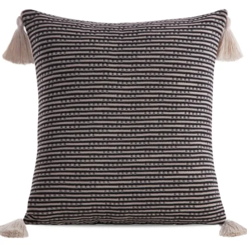 Boho kussensloop met decoratieve franjes JJQ-09