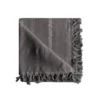 Gestreepte Strandhanddoek - Grijs